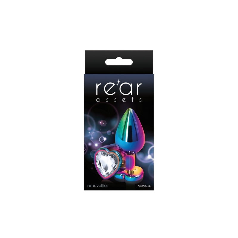 Rear Assets Multicolor Heart Medium Clear