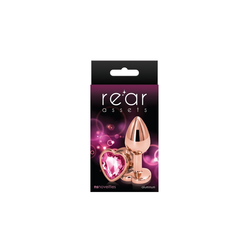 Rear Assets Rose Gold Heart Small Pink