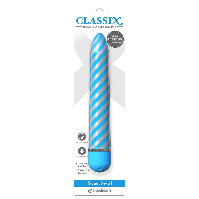 Sweet Swirl Vibrator Blue