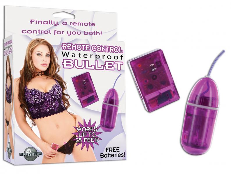 Remote Control Waterproof Bullet Purple