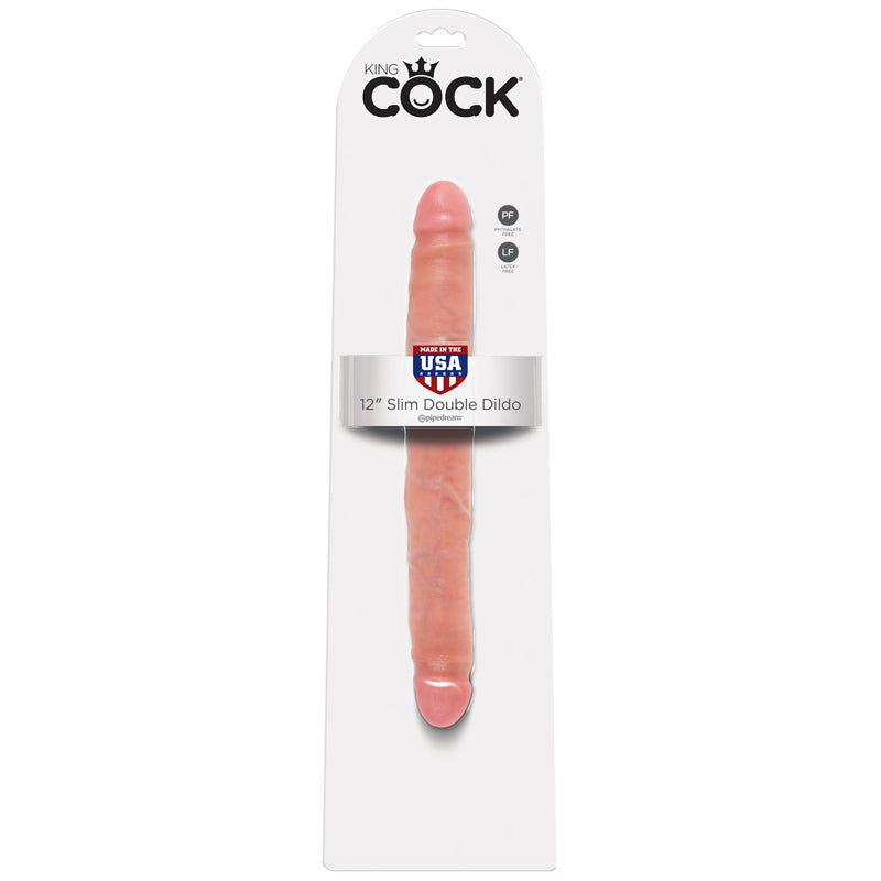 King Cock 12 Slim Double Dildo