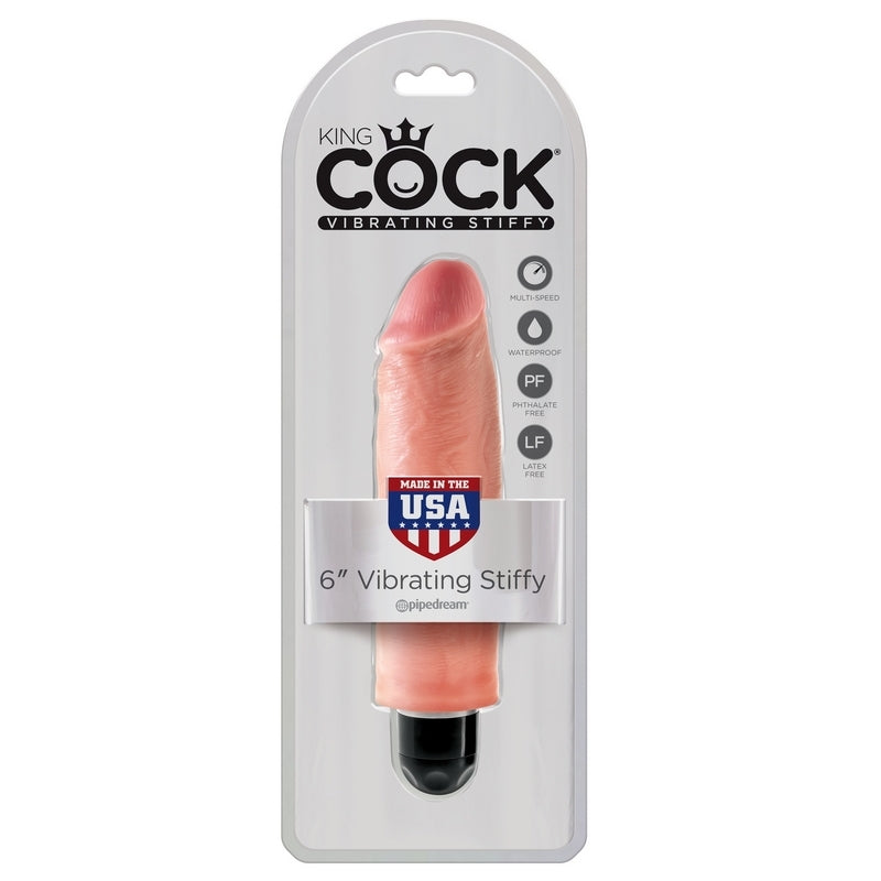 King Cock 6" Vibrating Stiffy