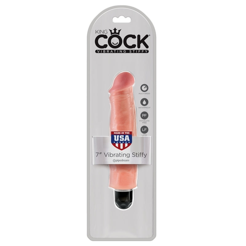 King Cock 7" Vibrating Stiffy