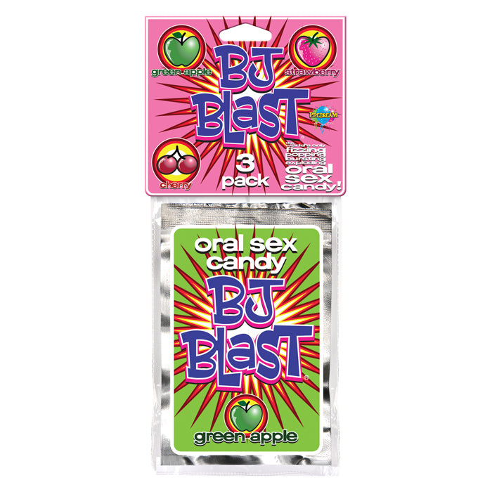 BJ Blast Oral Sex Candy 1 Each Strawberry, Cherry & Apple