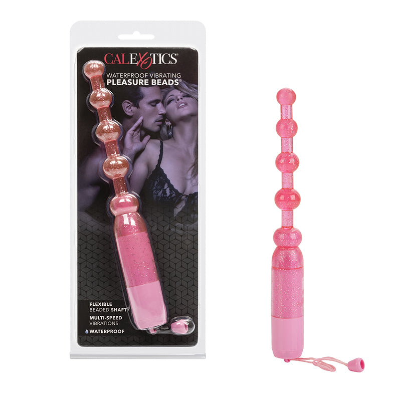 Waterproof Vibrating Pleasure Beads Pink