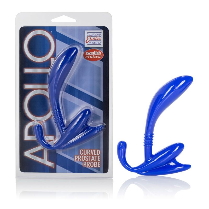 Apollo Curved Prostate Probe Blue