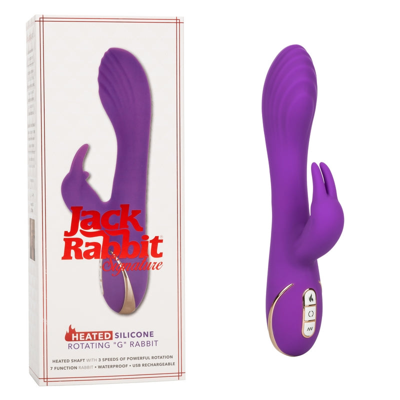 Jack Rabbit Heated Silicone Rotating G Rabbit