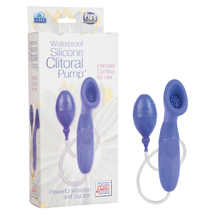 Waterproof Silicone Clitoral Pumps Blue