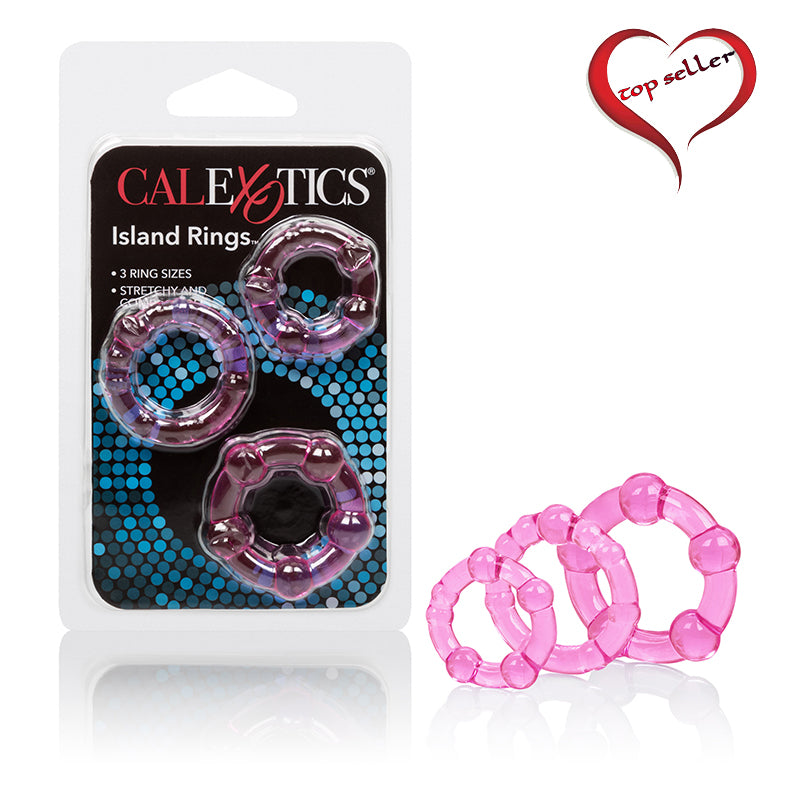 Silicone Island Rings Pink