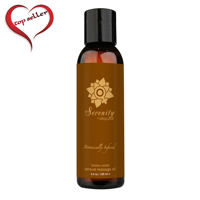 4.2 oz Organics Massage Oil Serenity (Tahitian Vanilla)