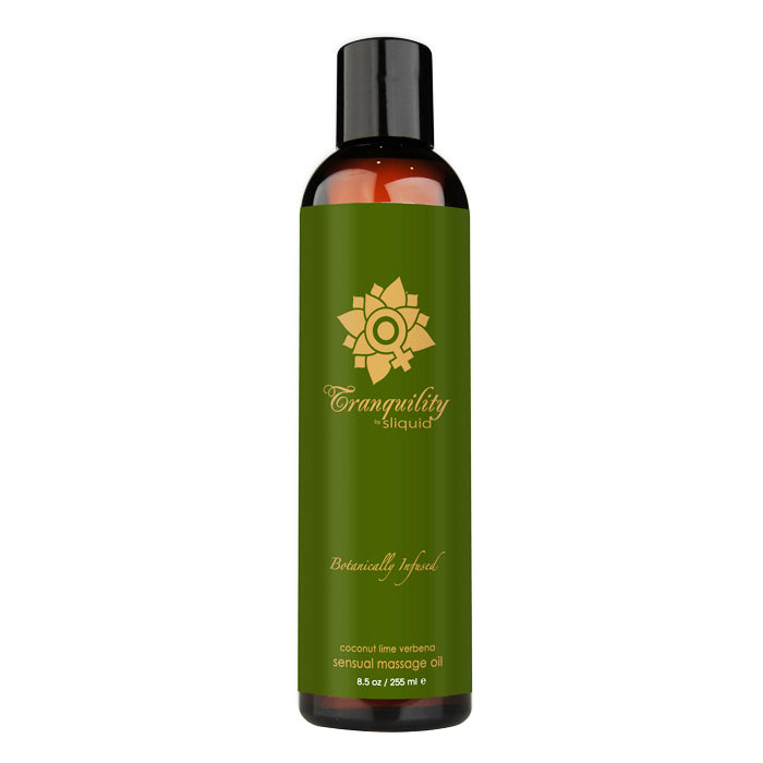 8.5 oz Organics Massage Oil Tranquility (Coconut Lime Ve