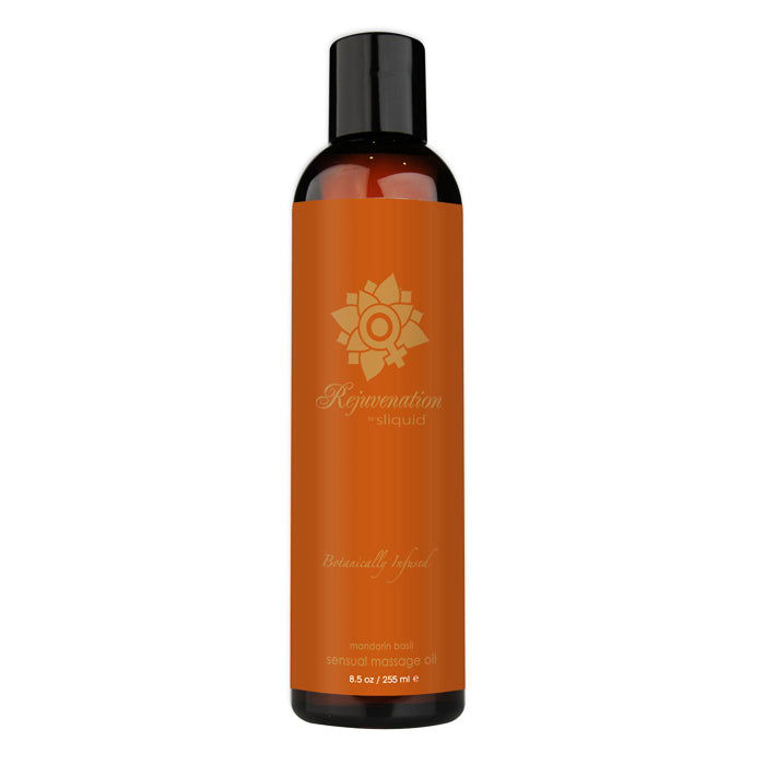 8.5 oz Organics Massage Oil Rejuvenation (Mandarin Basil