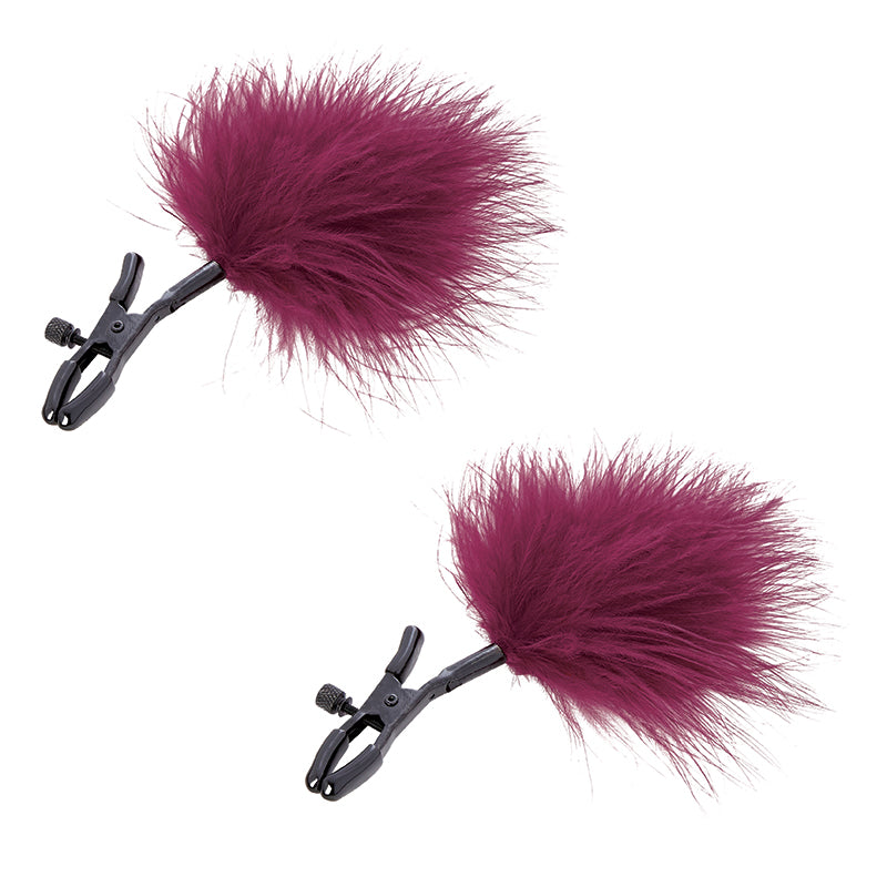 Enchanted Feather Nipple Clamps