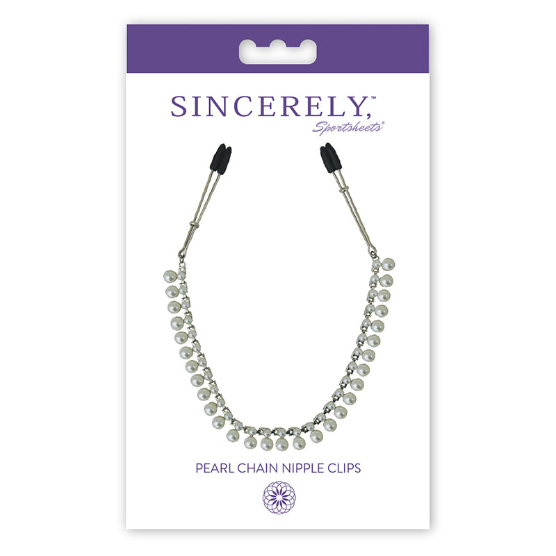 Pearl Chain Nipple Clips