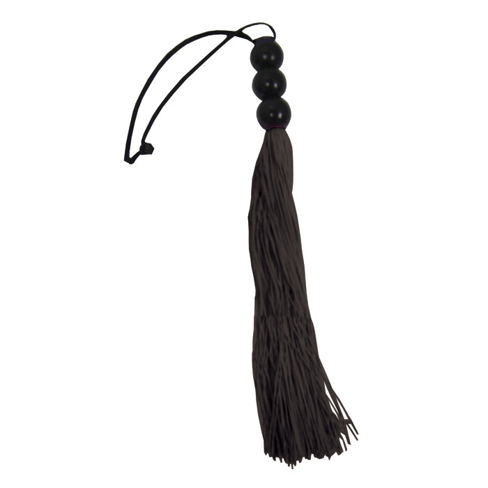 Small 10" Rubber Whip Black