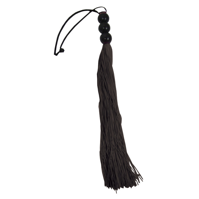 Medium 14" Rubber Whip Black